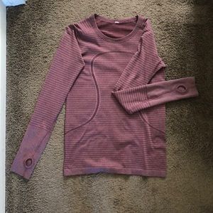 Lululemon Swiftly Long Sleeve- Maroon